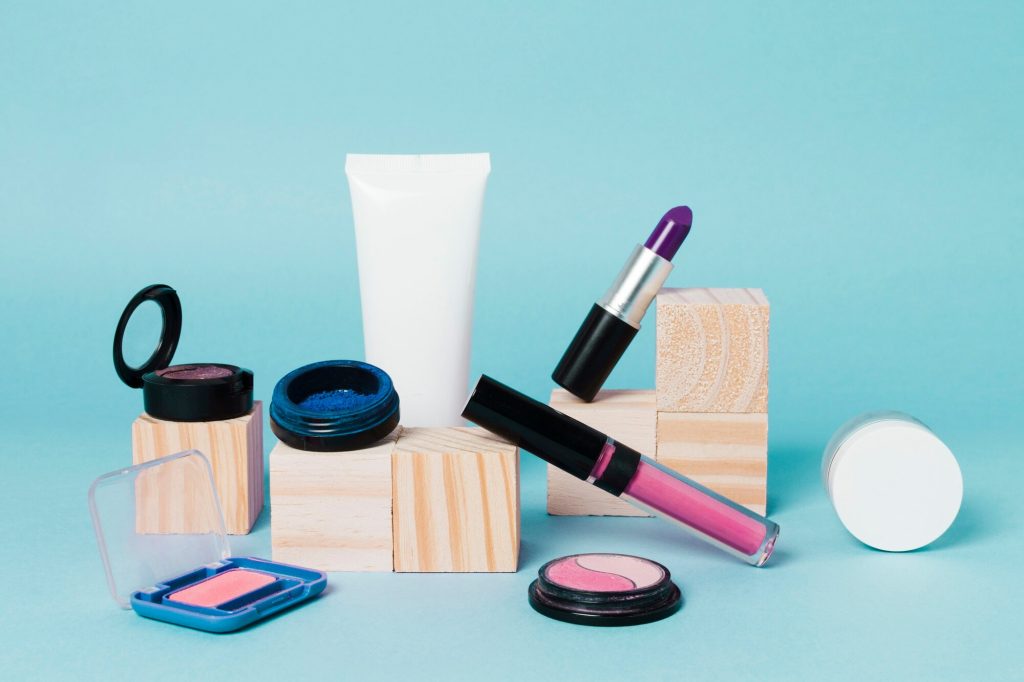 Cosmetics and personal care products with sythetic polymers
